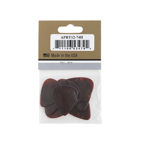 Gibson Tortoise Picks, 12 Pack, Heavy APRT12-74H