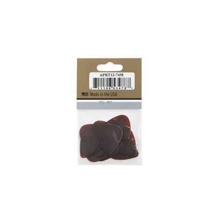 Gibson Tortoise Picks, 12 Pack, Medium APRT12-74M