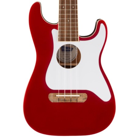Fender Fullerton Strat WN Candy Apple Red Ukelele