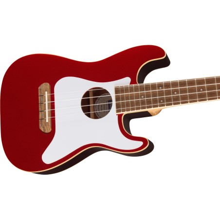 Fender Fullerton Strat WN Candy Apple Red Ukelele
