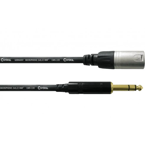 Cordial CFM6MV XLR Macho a Jack 6M Cable