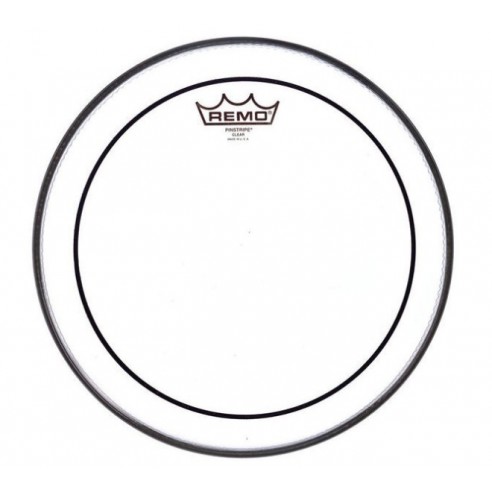 Remo 16" Pinstripe Clear PS-0316-00