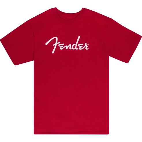 Fender Spaghetti Logo T-Shirt Dakota Red Talla M