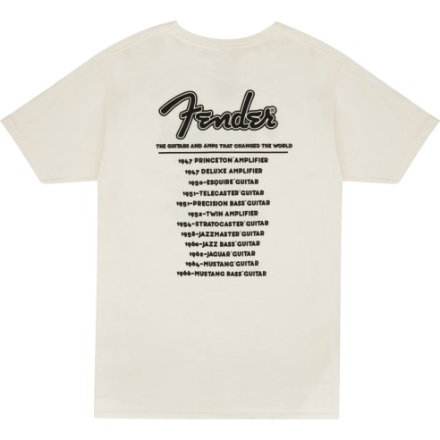 Fender World Tour T-Shirt Vintage...