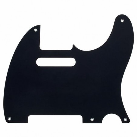Fender Pickguard 50s 60s Telecaster 5-Hole Mount Black 1-Ply