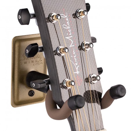 String Swing CC11K Colgador de Guitarra Dorado