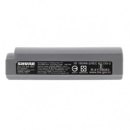 Shure SB904 Batería Recargable para GLXD1+ y GLXD2+ Wireless