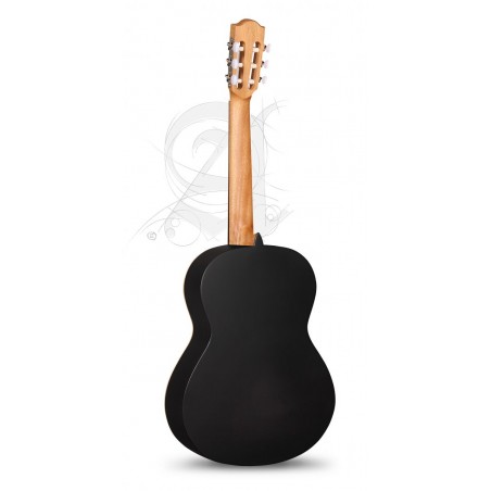 Alhambra 1C Black Satin Con Funda Guitarra Clásica