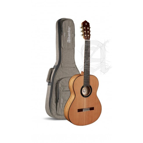 Alhambra 6 Olivo w/Gigbag 25mm
