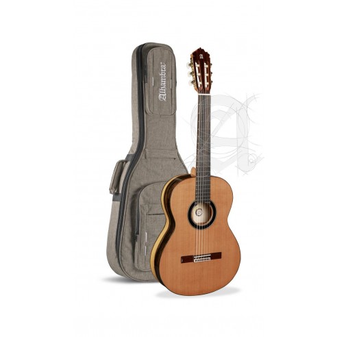 Alhambra 6 White Ebony w/Gigbag 25mm