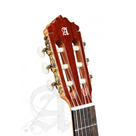 Alhambra 6 White Ebony w/Gigbag 25mm