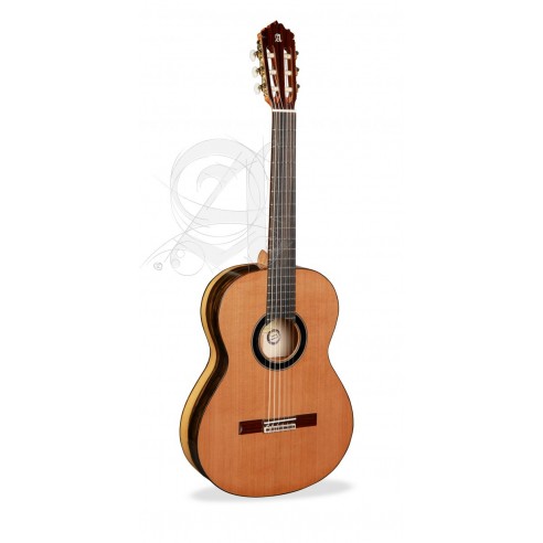 Alhambra 6 White Ebony w/Gigbag 25mm