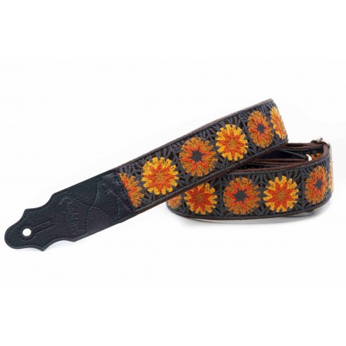 Righton Crochet Brown Guitar Strap