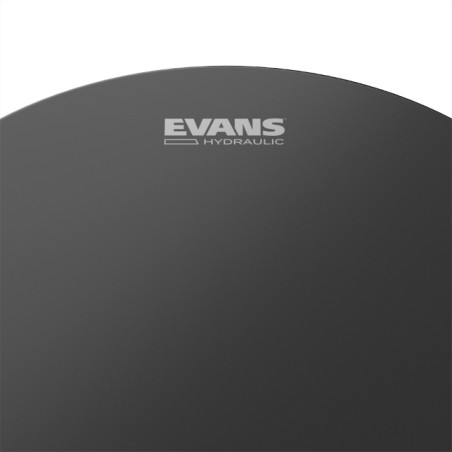 Evans Black Hydraulic Parche de Caja Batidor Rugoso 14"