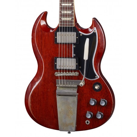 Gibson Custom Shop 1964 SG Standard Maestro Vibrola Faded Cherry Heavy Aged