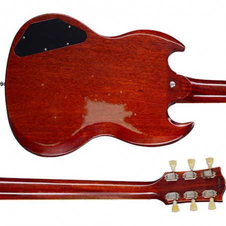 Gibson Custom Shop 1964 SG Standard Maestro Vibrola Faded Cherry Heavy Aged