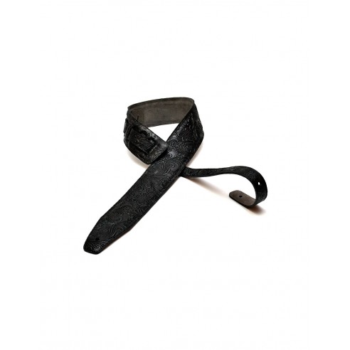 Bourbon Strap Guitar Silverado Negra