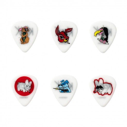 Dunlop Lata de seis púas Frank Kozik...