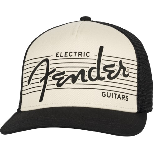 Fender Gorra Electric Hat Black/Cream