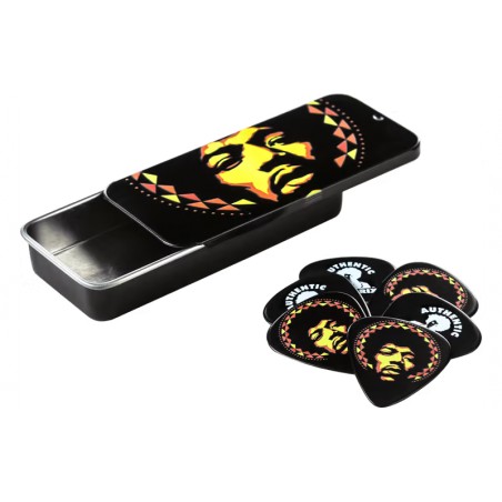 Dunlop Lata 6 Púas JHPT16H Jimi Hendrix Aura Mandala