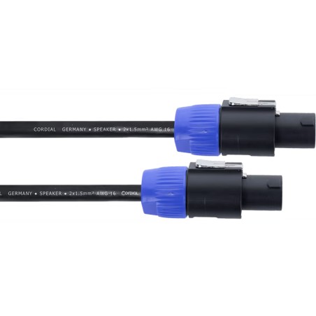 Cordial Cable para altavoz Speakon 2 puntos 1,5 m