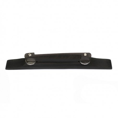 Puente de Ébano para Guitarra Archtop Tipo Inclinado Pernos de níquel