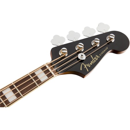Fender Kingman Bass Walnut Fingerboard Black