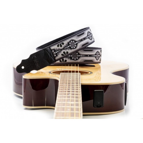 Righton Laurel Black Guitar Strap
