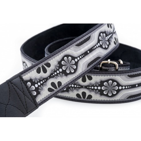 Righton Laurel Black Guitar Strap