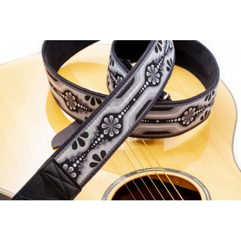 Righton Laurel Black Guitar Strap