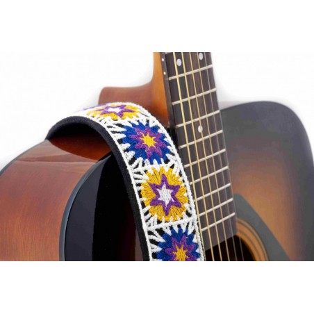 Righton Crochet White Guitar Strap