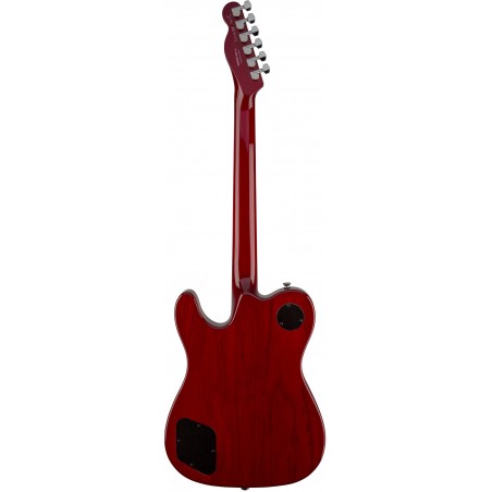 Fender Jim Adkins JA-90 Telecaster Thinline LRL Crimson Red Transparent