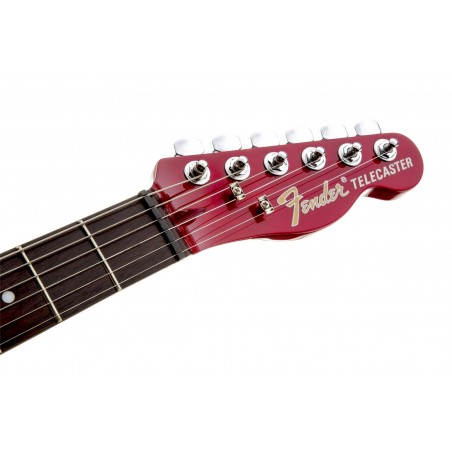 Fender Jim Adkins JA-90 Telecaster Thinline LRL Crimson Red Transparent