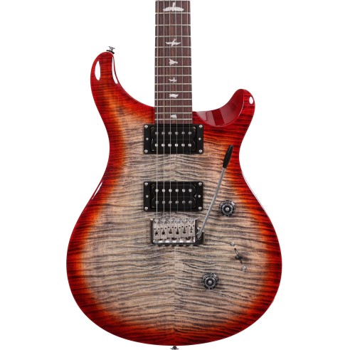 PRS SE Custom 24 Charcoal Cherry Burst