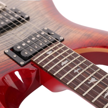 PRS SE Custom 24 Charcoal Cherry Burst