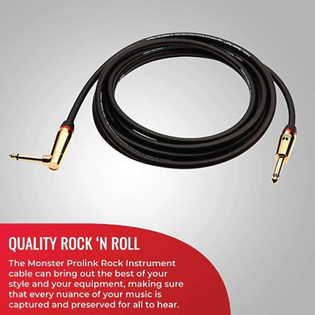 Monster Cable Rock Instrument Recto-Codo 6.4m M ROCK2-21A