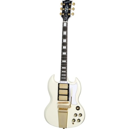 Epiphone 1963 Les Paul SG Custom With Maestro Vibrola Classic White