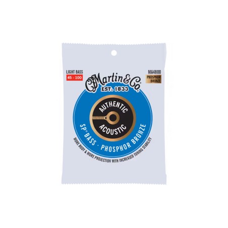 Martin Cuerdas Bajo Acústico SP Bass 92/8 Phosphor Bronze Medium 045 - 100