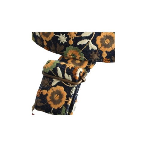 Bourbon Strap Jeans Flower