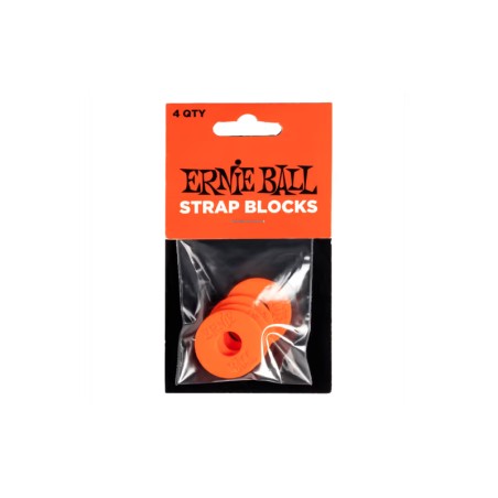 Ernie Ball Strap Blocks 4pcs Red