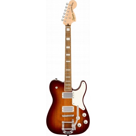 Squier Paranormal Troublemaker Telecaster Deluxe Bigsby LRL Honey Sunburst