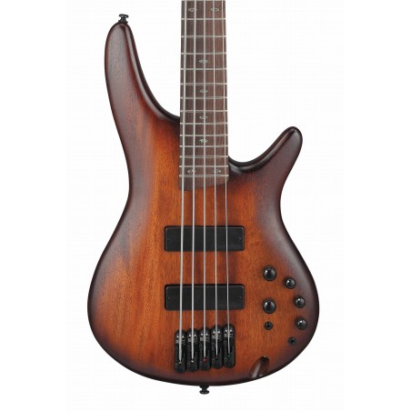 IBANEZ SR505A MHL bajo de 5 cuerdas en caoba Brown Burst Low Gloss