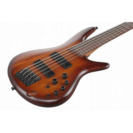 IBANEZ SR505A MHL bajo de 5 cuerdas en caoba Brown Burst Low Gloss