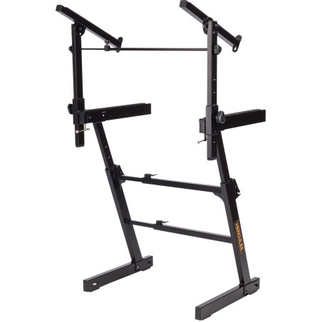 Hercules KS410B Soporte Pro para dos teclados
