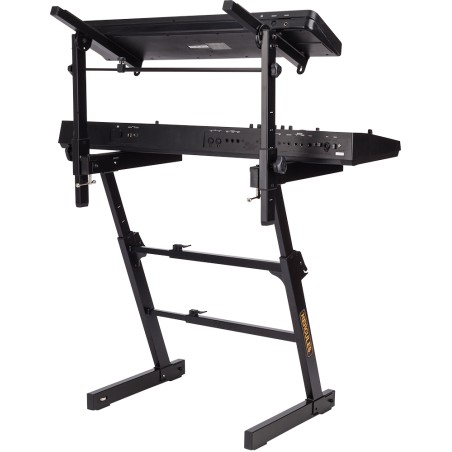 Hercules KS410B Soporte Pro para dos teclados