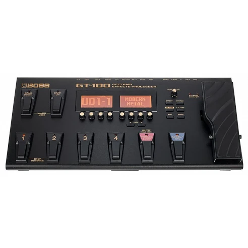 Boss Gt-100 Multiefectos De Guitarra