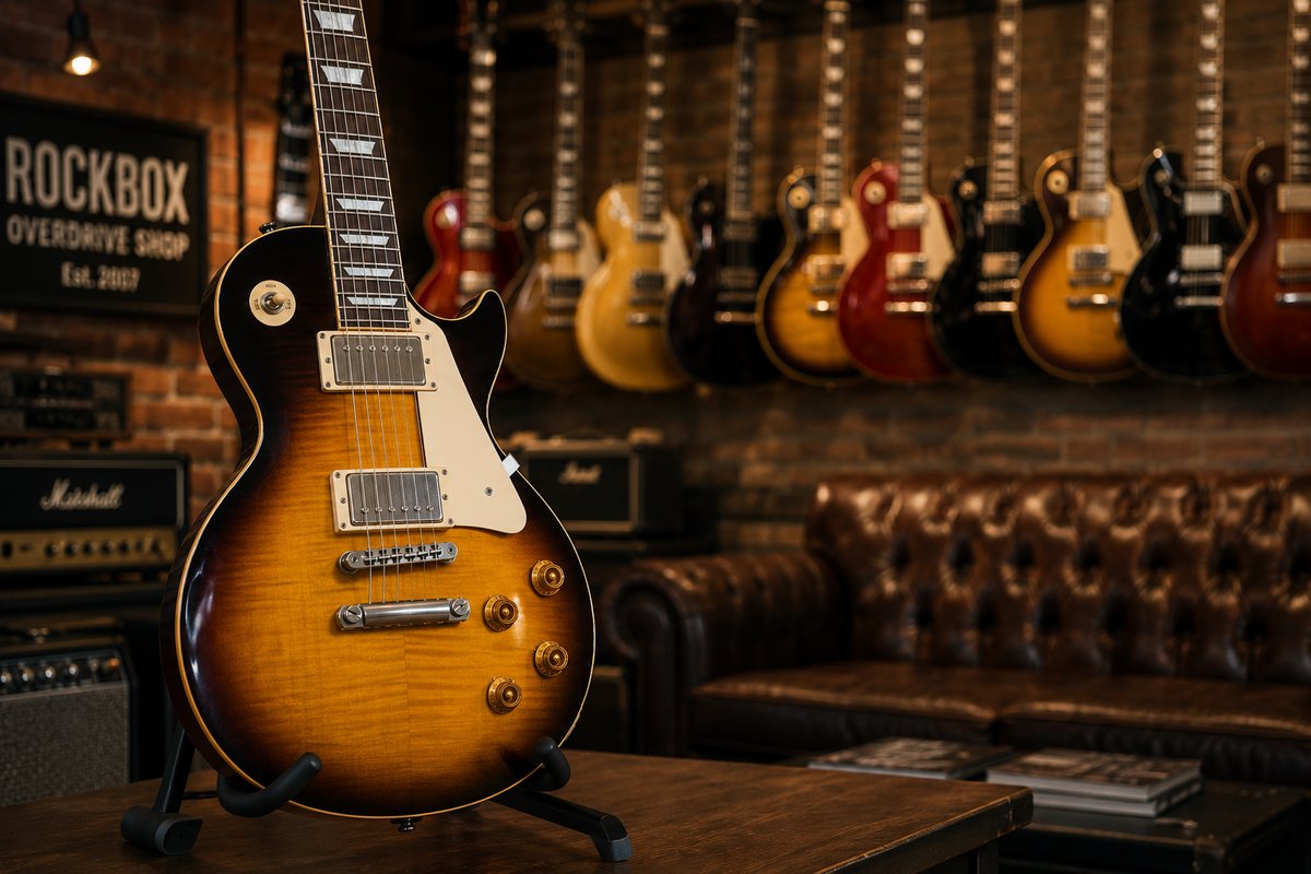 Guitarra eléctrica Les Paul sunburst en la tienda Rockbox